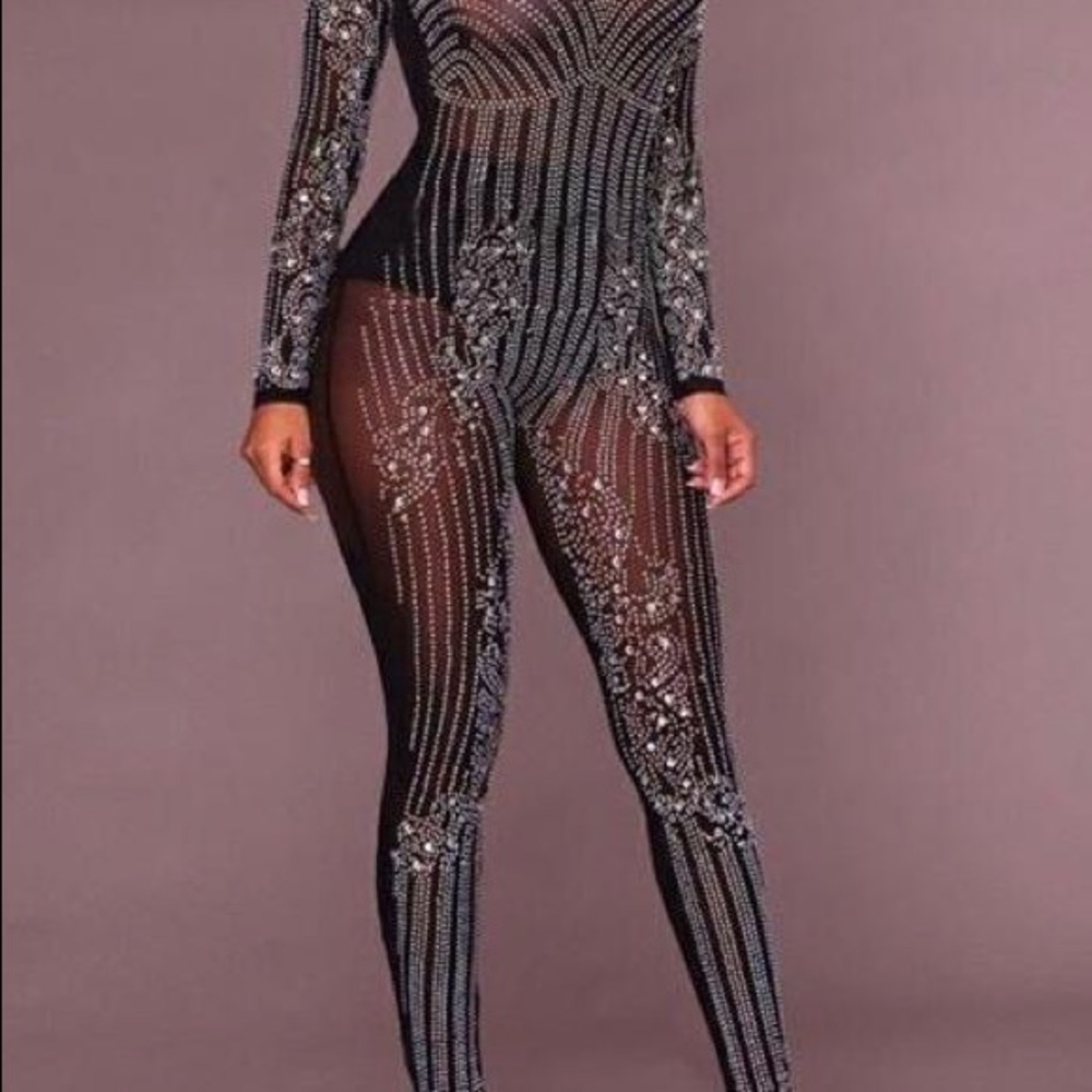 Rhinestone Jumpsuit